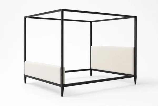 BLACK CANOPY 침대 프레임
